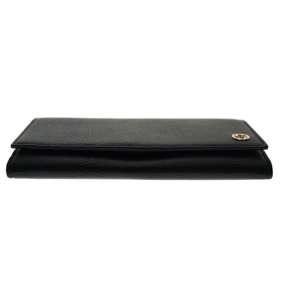 Gucci Wallet Black Leather Long - Picture 1 of 11